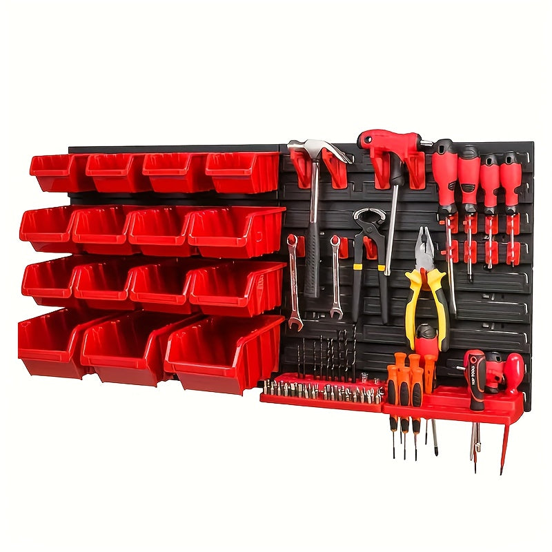 Wall-Mounted Tool Organizer with Storage Bins | Denver Goods